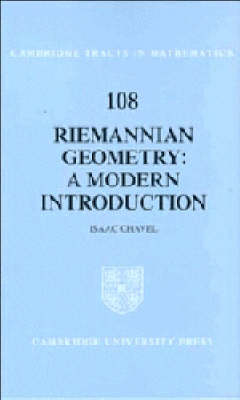 Riemannian Geometry - Isaac Chavel