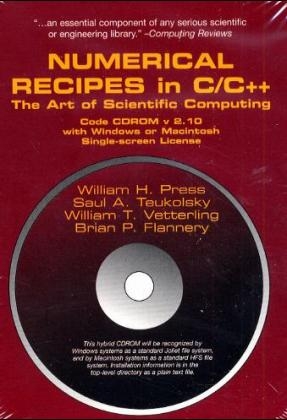 Numerical Recipes in C 3.5 Inch Diskette for Windows - William H. Press, Brian P. Flannery, Saul A. Teukolsky, William T. Vetterling