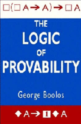 The Logic of Provability - George S. Boolos