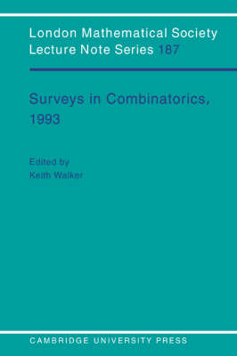 Surveys in Combinatorics, 1993 - 