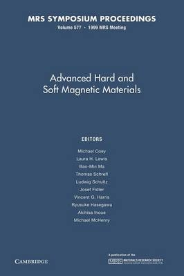 Advanced Hard and Soft Magnetic Materials: Volume 577 - 