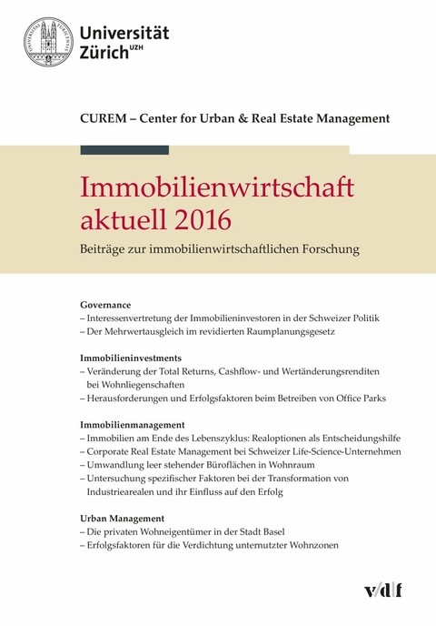 Immobilienwirtschaft aktuell 2016 - 