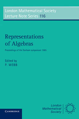 Representations of Algebras - 