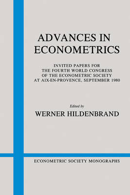 Advances in Econometrics - Werner Hildenbrand