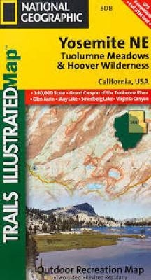 Yosemite Ne, Tuolumne Meadows & Hoover Wilderness - National Geographic Maps