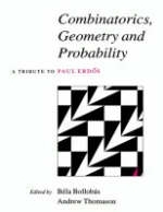 Combinatorics, Geometry and Probability - 