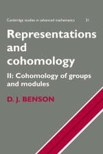 Representations and Cohomology: Volume 2, Cohomology of Groups and Modules - D. J. Benson