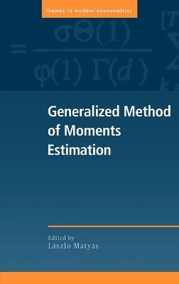 Generalized Method of Moments Estimation - 