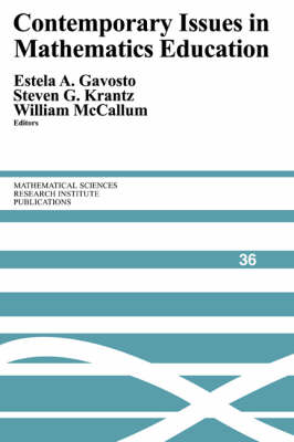 Contemporary Issues in Mathematics Education - 