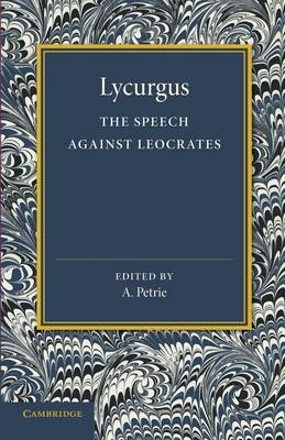 The Speech against Leocrates -  Lycurgus