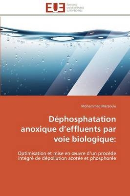 Déphosphatation anoxique d effluents par voie biologique: - Mohammed Merzouki