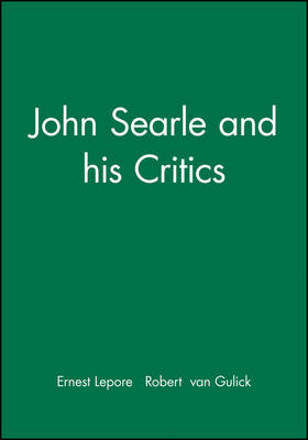 John Searle and his Critics - 