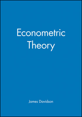 Econometric Theory - James Davidson