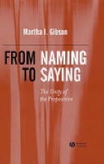 From Naming to Saying - Martha I. Gibson