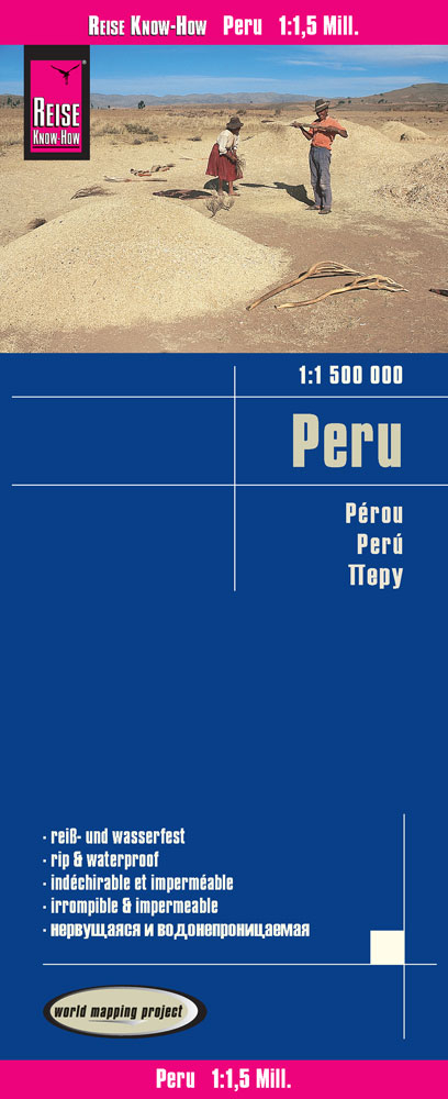 Reise Know-How Landkarte Peru (1:1.500.000) - Reise Know-How Verlag Peter Rump