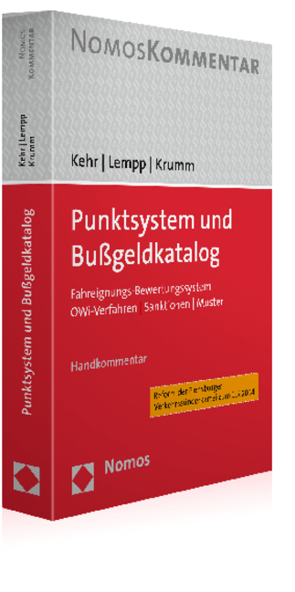 Punktsystem und Bußgeldkatalog - Tanja Kehr, Volker Lempp, Carsten Krumm