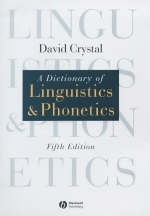 A Dictionary of Linguistics and Phonetics - David Crystal