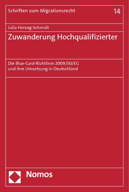 Zuwanderung Hochqualifizierter - Julia Herzog-Schmidt