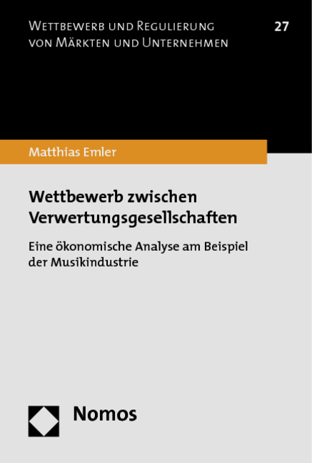 Wettbewerb zwischen Verwertungsgesellschaften - Matthias Emler