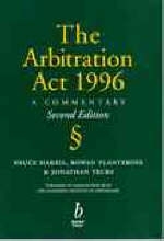 The Arbitration Act, 1996 - Bruce Harris,  etc.