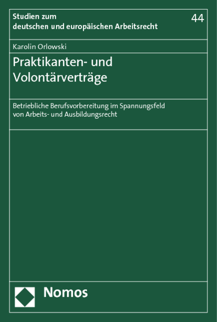 Praktikanten- und Volontärverträge - Karolin Orlowski