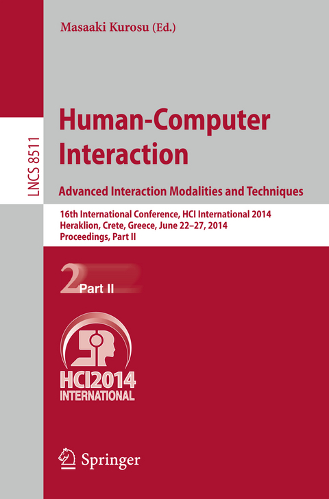 Human-Computer Interaction. Advanced Interaction, Modalities, and Techniques - 