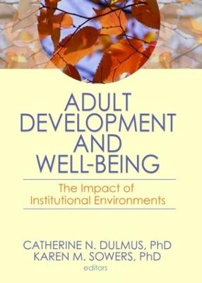 Adult Development and Well-Being - 