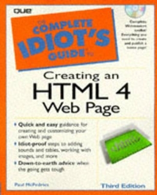 The Complete Idiot's Guide to Creating an HTML Web Page - Paul McFedries