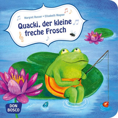 Quacki, der kleine freche Frosch. Mini-Bilderbuch - Elisabeth Wagner