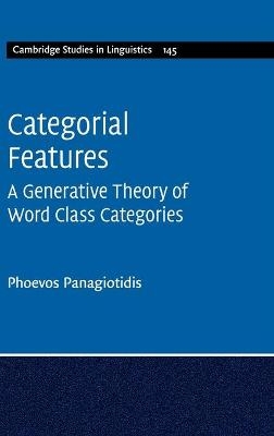 Categorial Features - Phoevos Panagiotidis