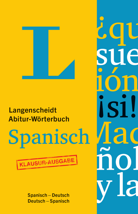 Langenscheidt Abitur-Wörterbuch Spanisch - Buch mit Online-Anbindung - 