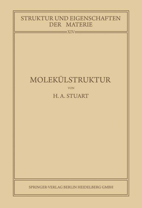 Molekülstruktur - Herbert Arthur Stuart