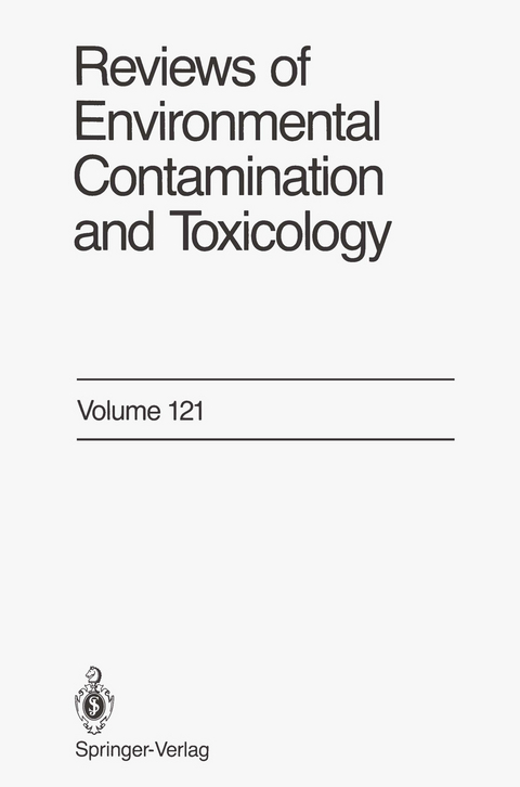 Reviews of Environmental Contamination and Toxicology - George W. Ware