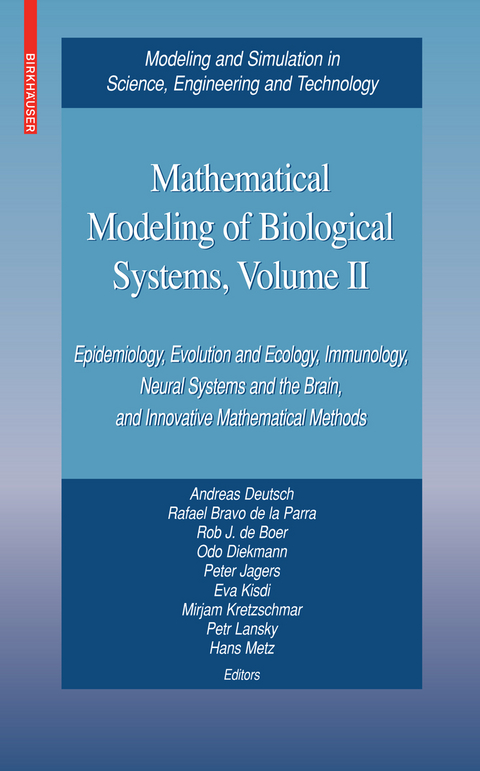 Mathematical Modeling of Biological Systems, Volume II - 