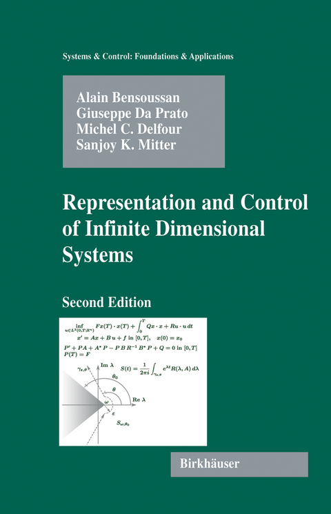 Representation and Control of Infinite Dimensional Systems - Alain Bensoussan, Giuseppe Da Prato, Michel C. Delfour, Sanjoy K. Mitter