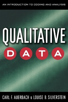 Qualitative Data - Carl Auerbach, Louise B. Silverstein