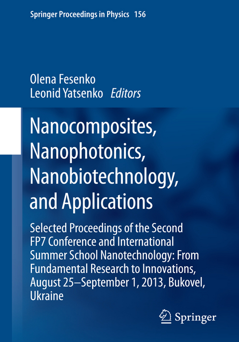 Nanocomposites, Nanophotonics, Nanobiotechnology, and Applications - 