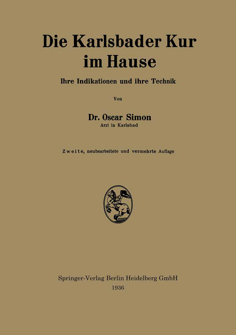 Die Karlsbader Kur im Hause - Oscar Simon