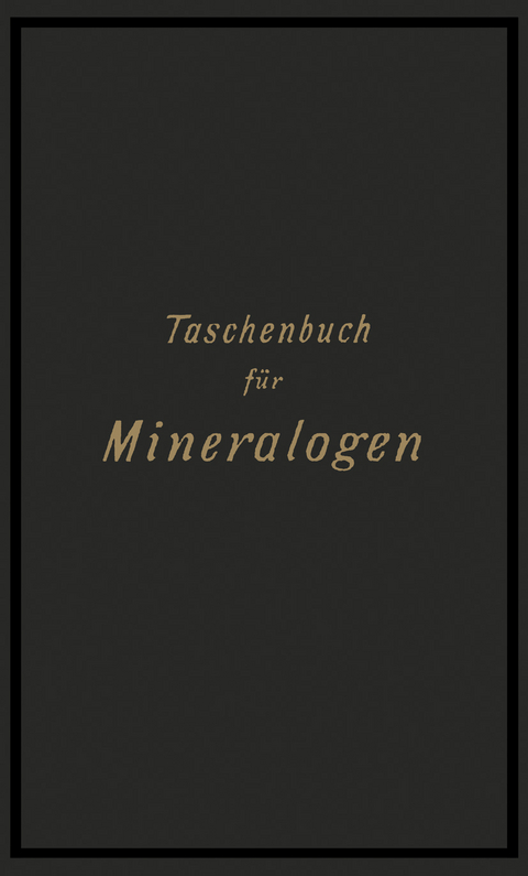 Taschenbuch für Mineralogen - Carl Riemann