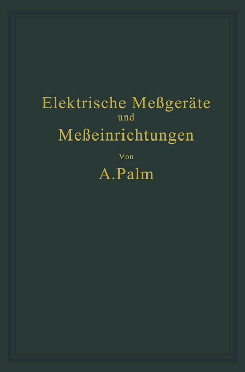 Elektrische Meßgeräte und Meßeinrichtungen - 