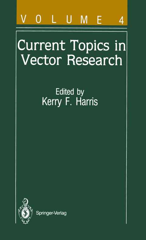 Current Topics in Vector Research