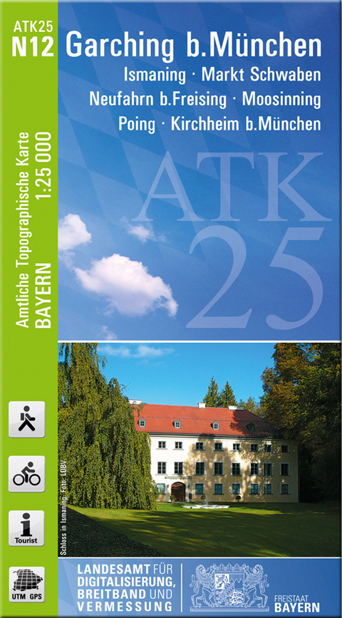 ATK25-N12 Garching b.München (Amtliche Topographische Karte 1:25000)