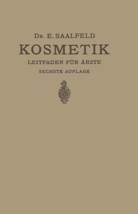 Kosmetik - Edmund Saalfeld