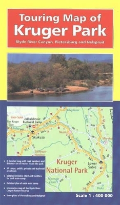 Touring Map of Kruger Park - John Hall