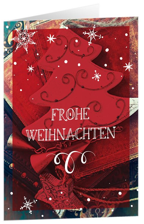 CD-Geschenk-Card: Frohe Weihnachten