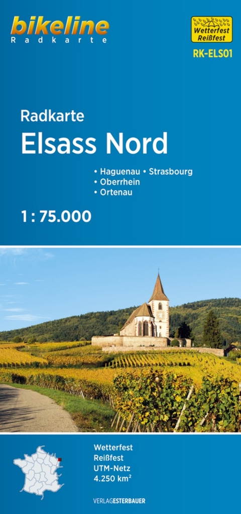 Radkarte Elsass Nord - 