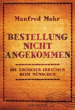 Bestellung nicht angekommen - Manfred Mohr