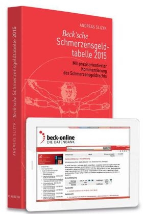 Beck'sche Schmerzensgeld-Tabelle 2015 - Andreas Slizyk