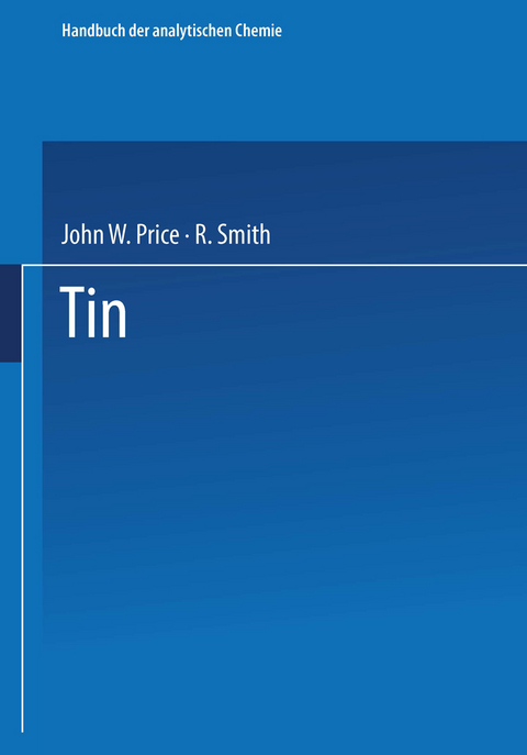 Tin - John W. Price, R. Smith