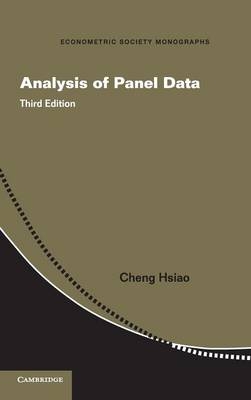 Analysis of Panel Data -  Cheng (University of Southern California) Hsiao